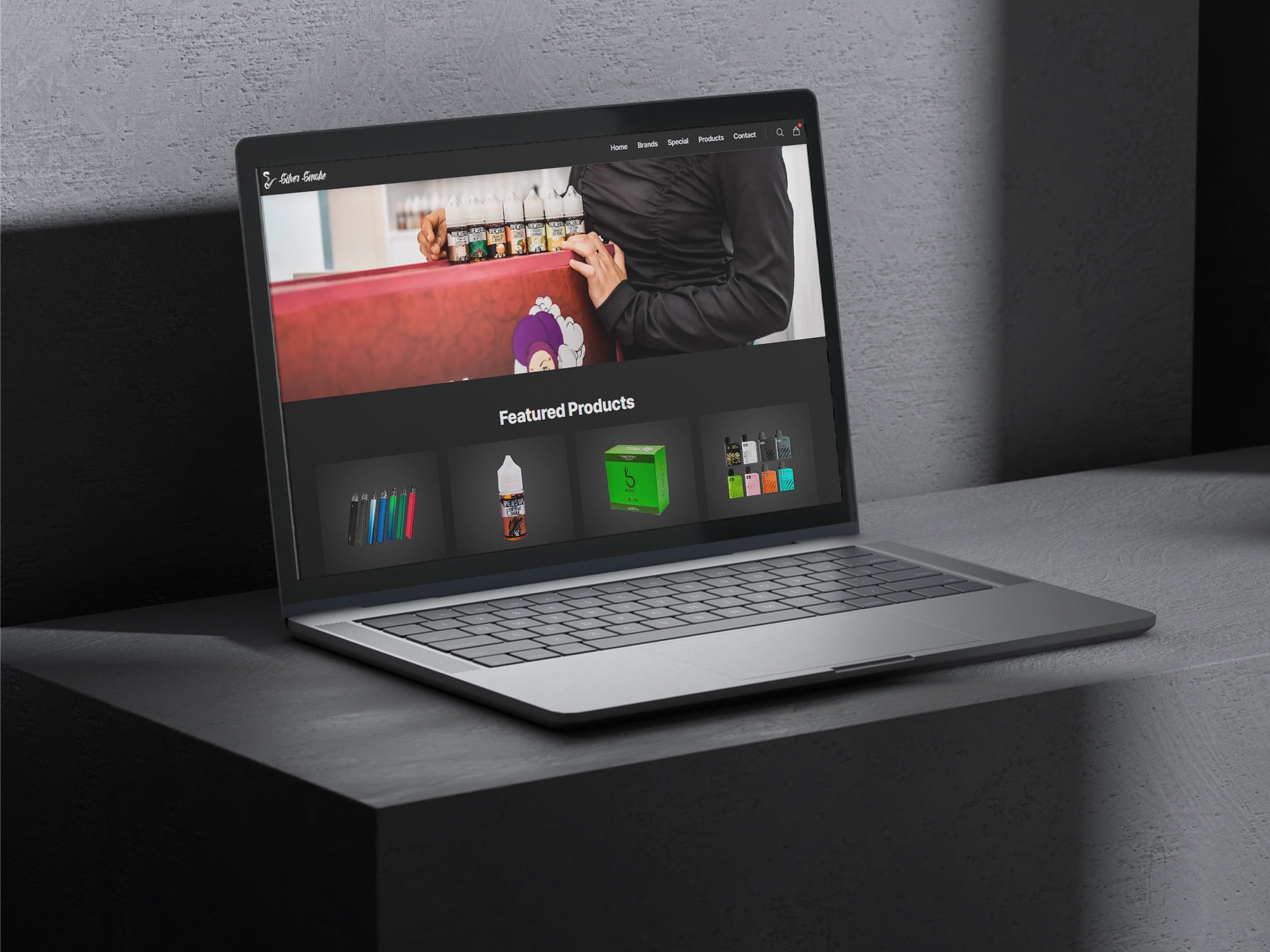 Silver Smoke - Web Development project showcase